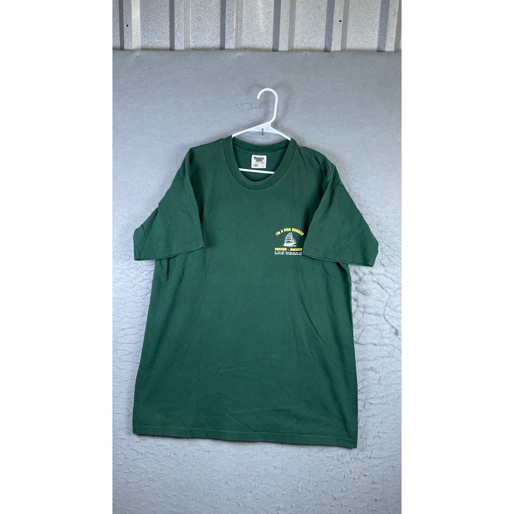 Tennessee River Rum Runner T-Shirt Men XL Green Excellent 1998 Packers Backer LV